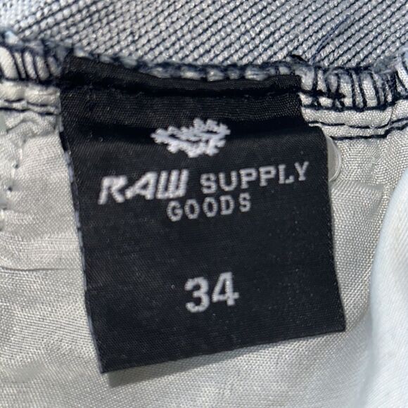 Raw Supply Goods Distressed Jean Shorts! - Picture 7 of 10